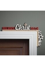 Roman Door Frame Decor - Merry CHRISTMAS