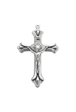 Hirten Crucifix Metal 2" Oxidized Silver