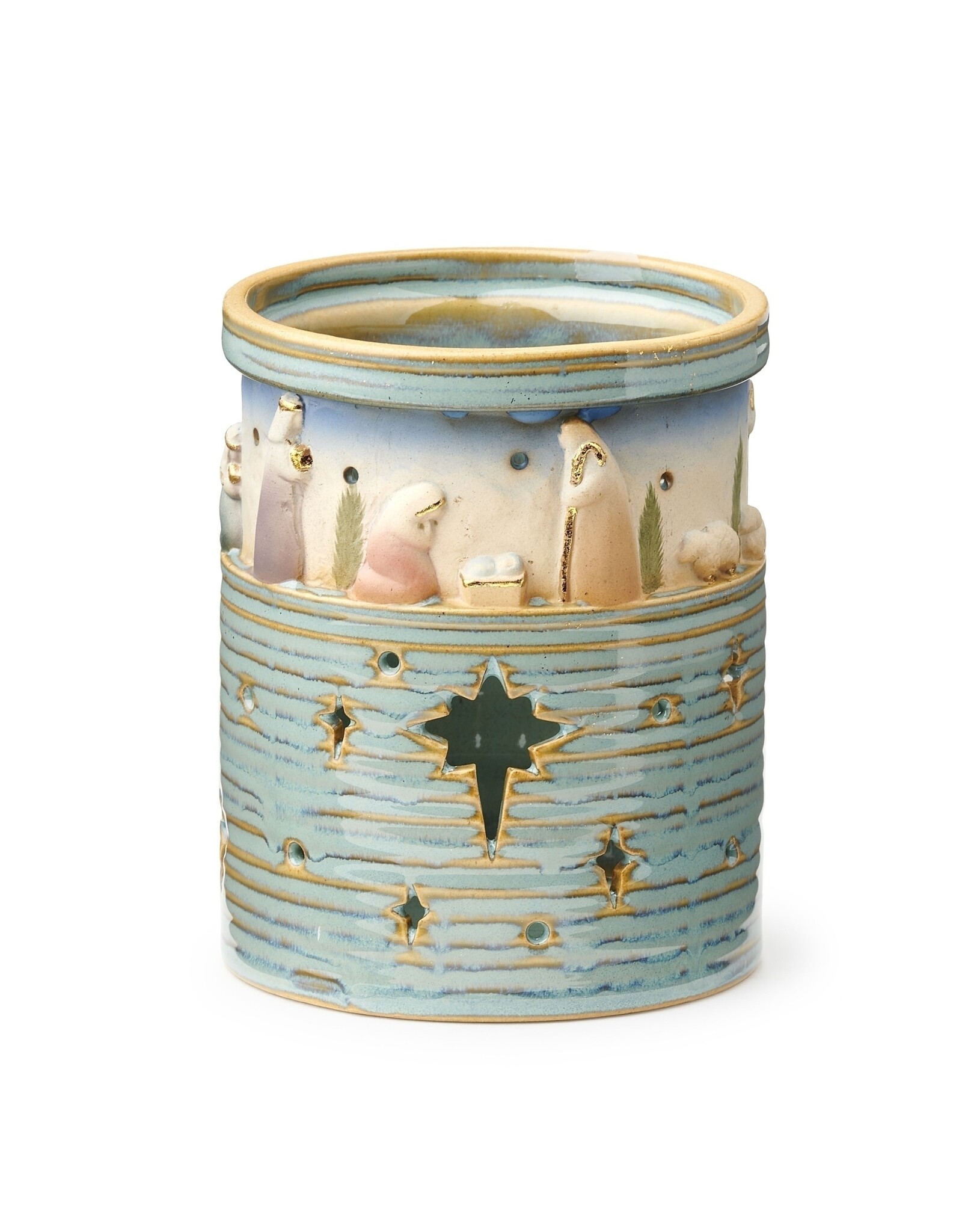Nativity Scene Candle Cup Reilly's Church Supply & Gift Boutique