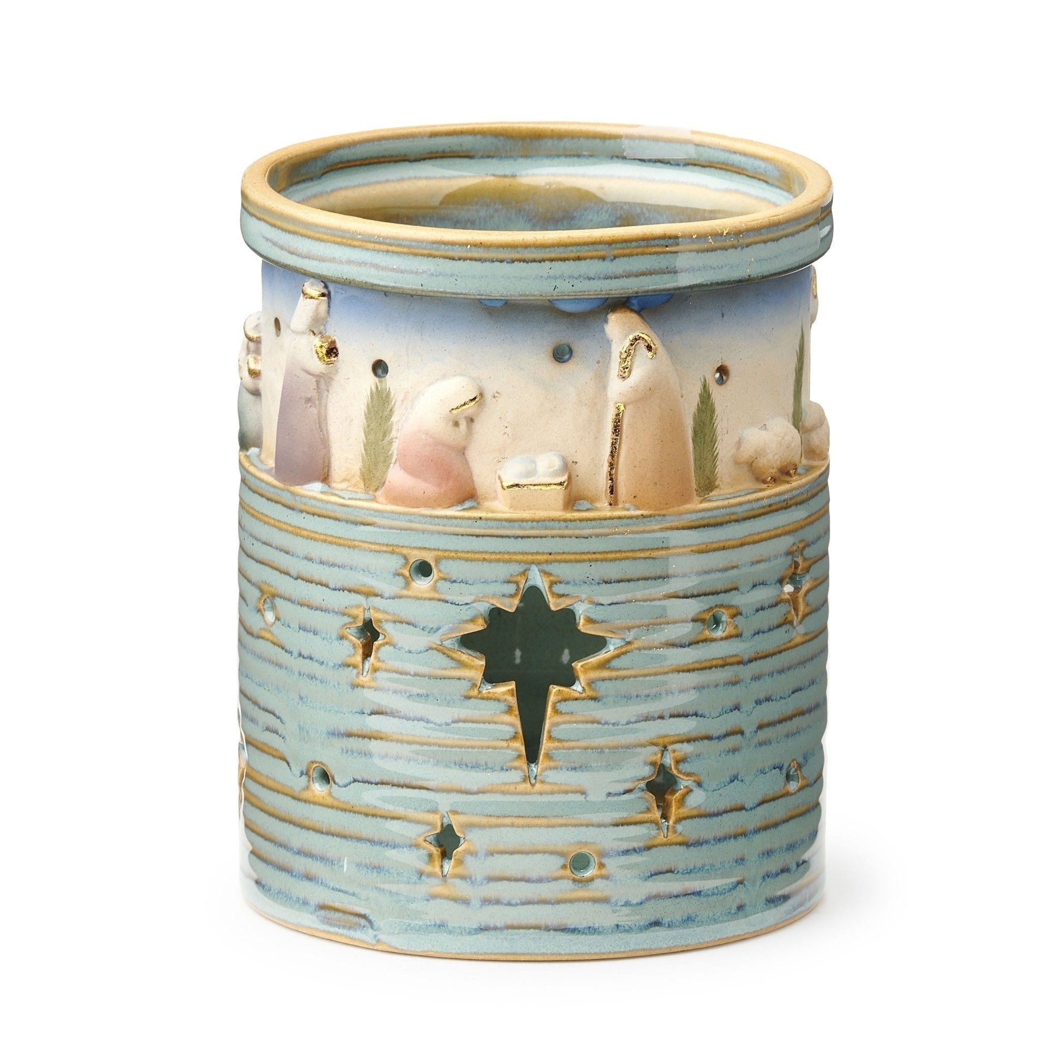 Nativity Scene Candle Cup Reilly's Church Supply & Gift Boutique