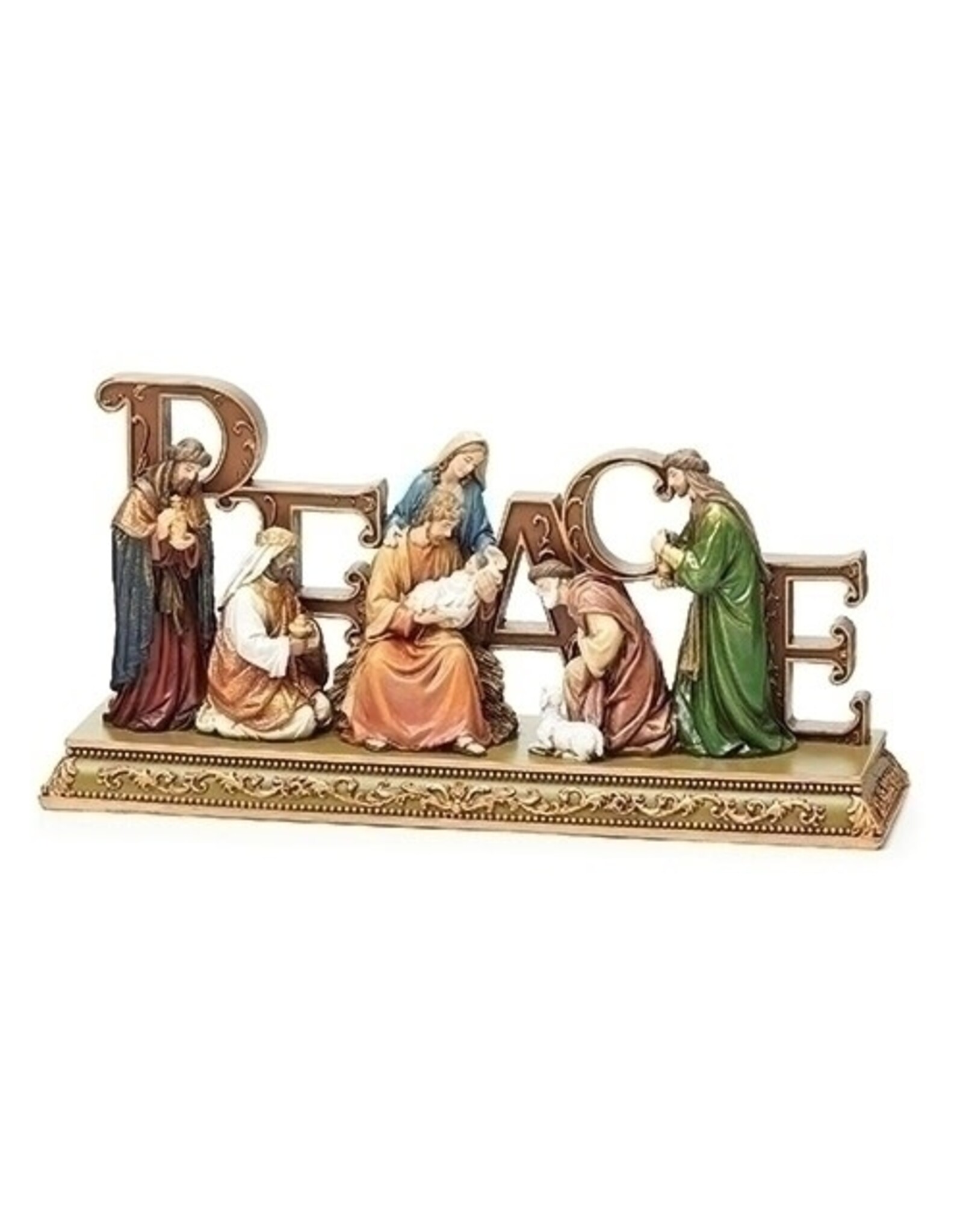 Roman Peace Nativity Tabletop Figure