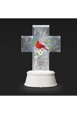 Roman LED Swirl Cross with Cardinal