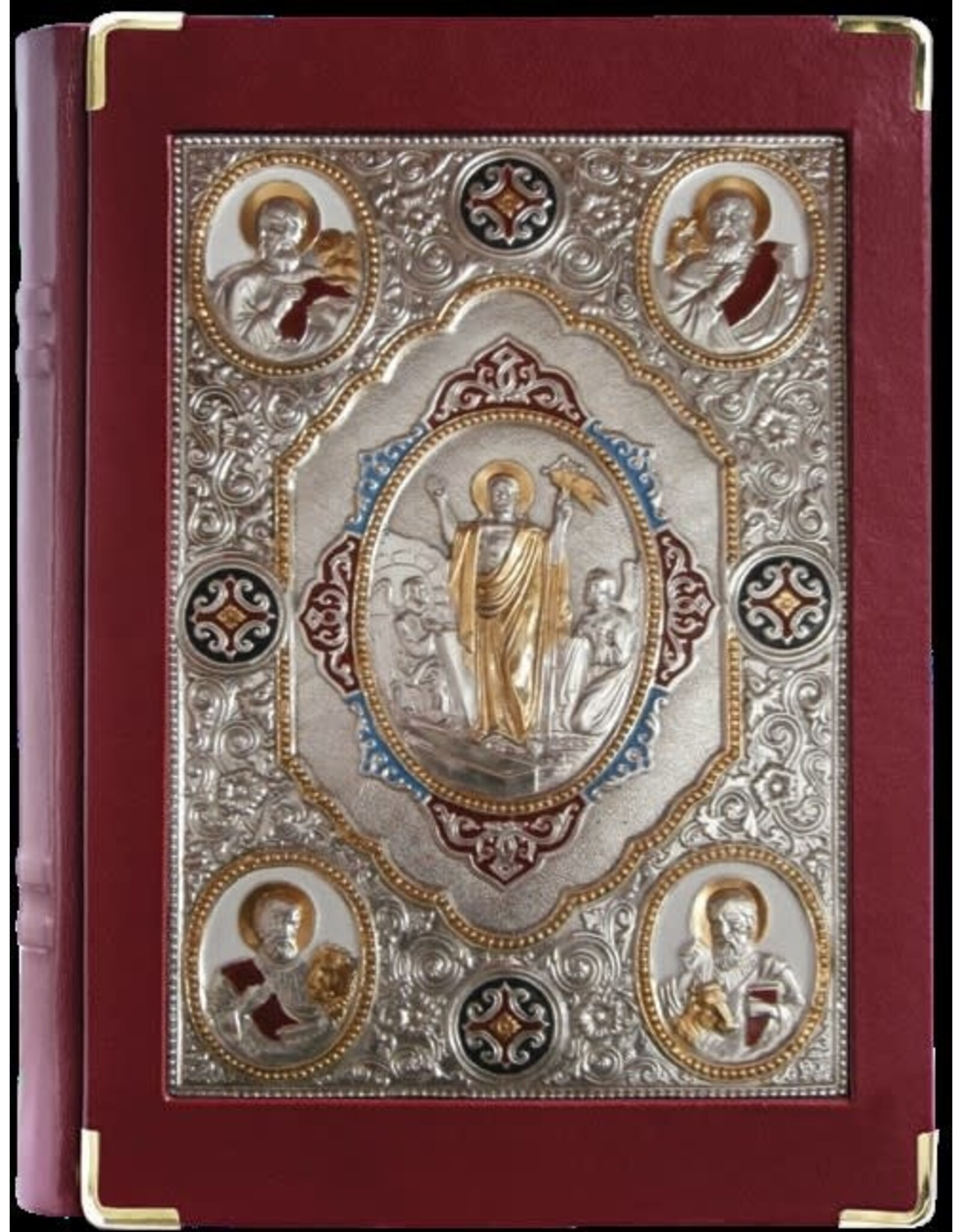 Veritas Polska Book of the Gospels Cover Resurrection of Christ Two-Tone