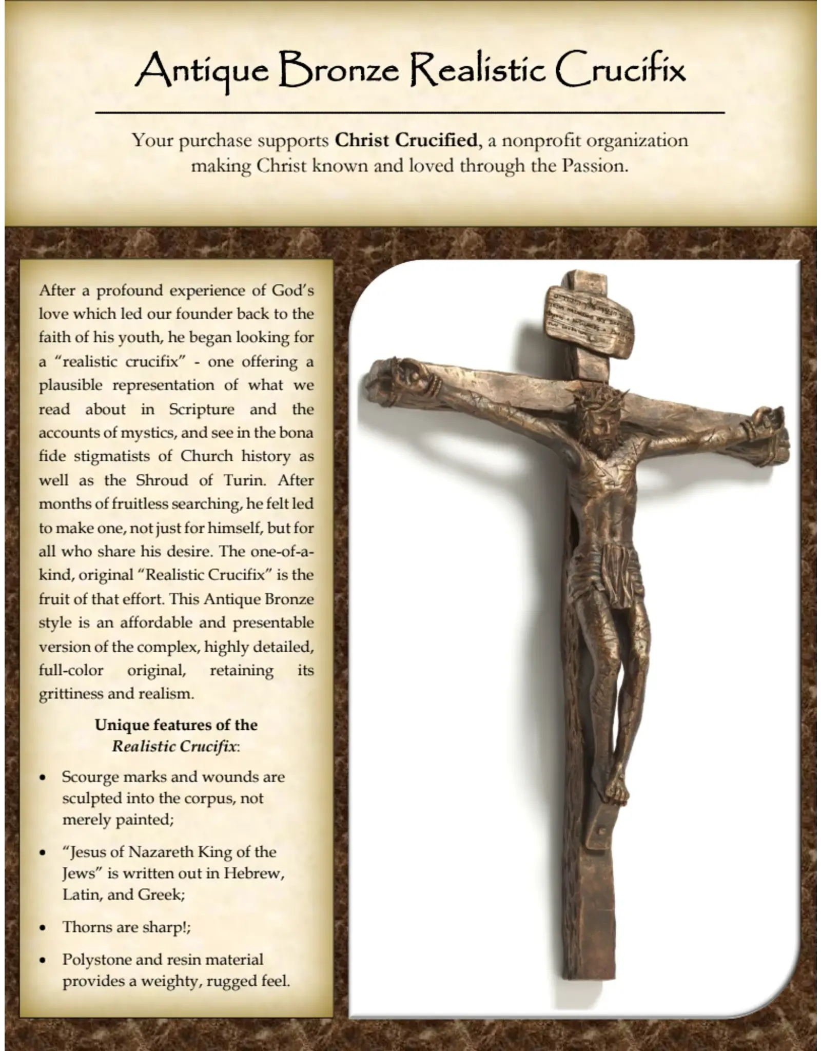 Christ Crucified Crucifix - Christ Crucified