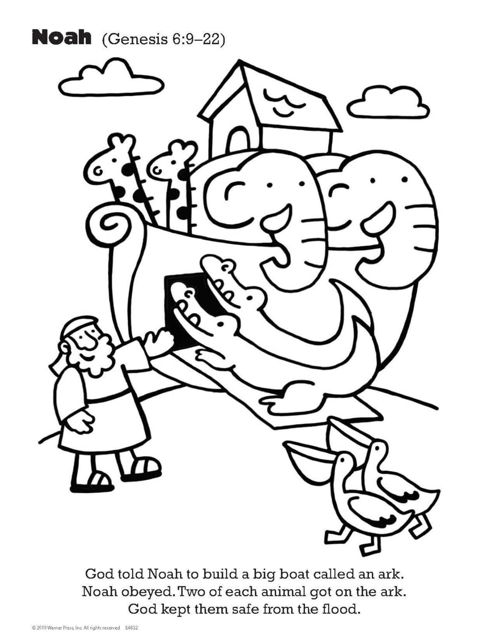 Warner Press Bible Heroes Coloring Book