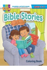 Warner Press Bible Stories: Coloring Book for Ages 2-4