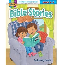 Warner Press Bible Stories: Coloring Book for Ages 2-4