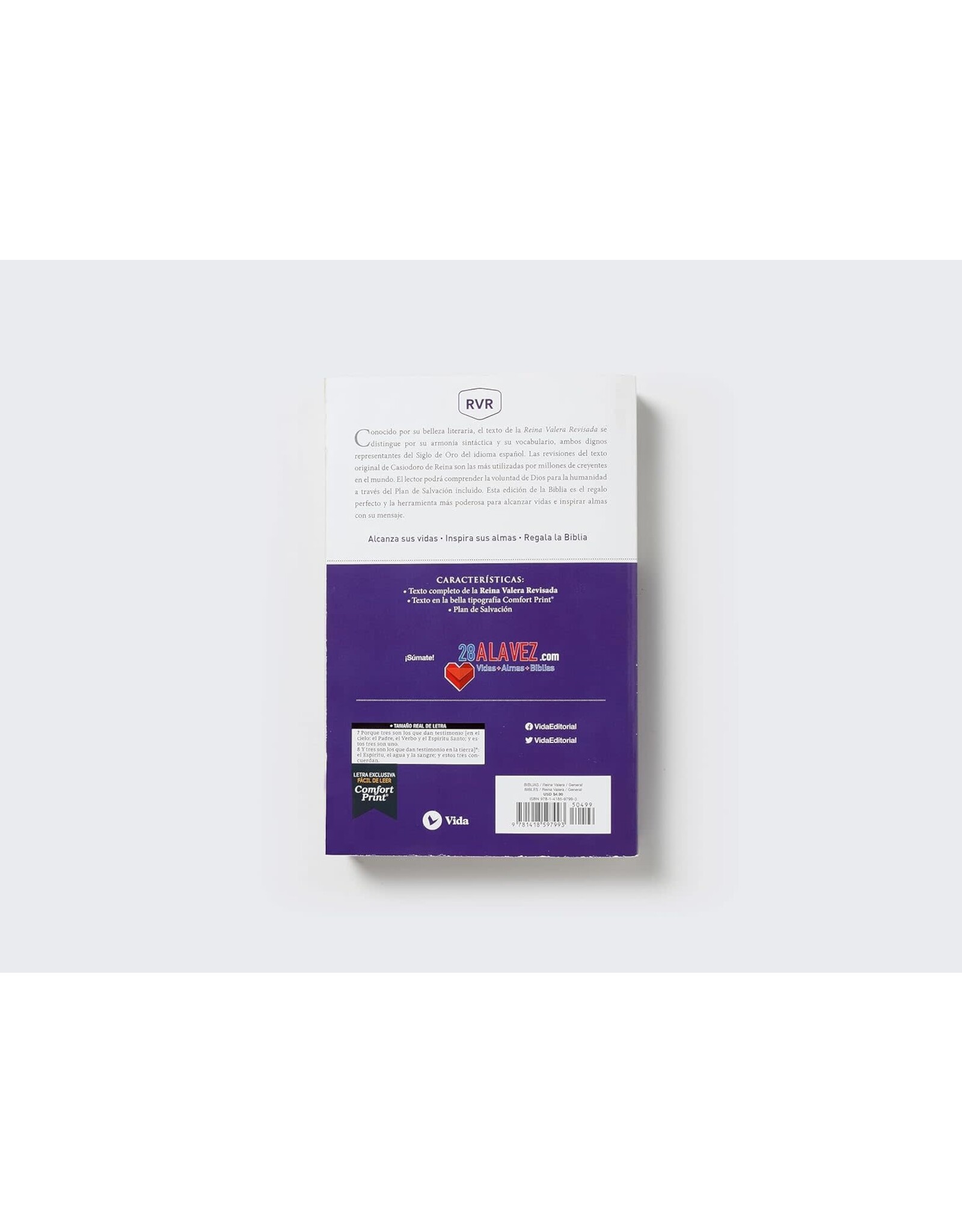Vida Publishers Santa Biblia Reina Valera Edicion Econimica