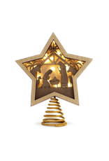 Demdaco Tree Topper - Nativity Lit Star