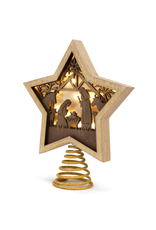 Demdaco Tree Topper - Nativity Lit Star