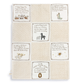 Demdaco Happy Birthday Jesus Patchwork Blanket (Christmas)