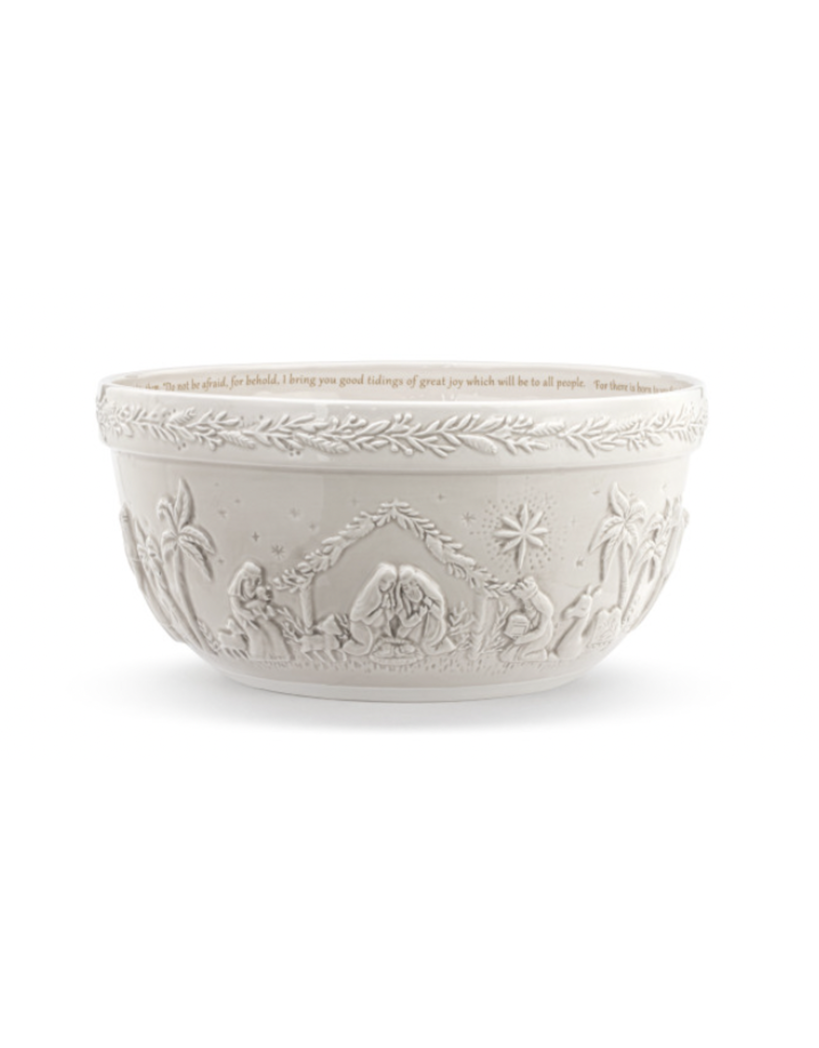 Christmas Journey Nativity Serving Bowl "In a Manger"