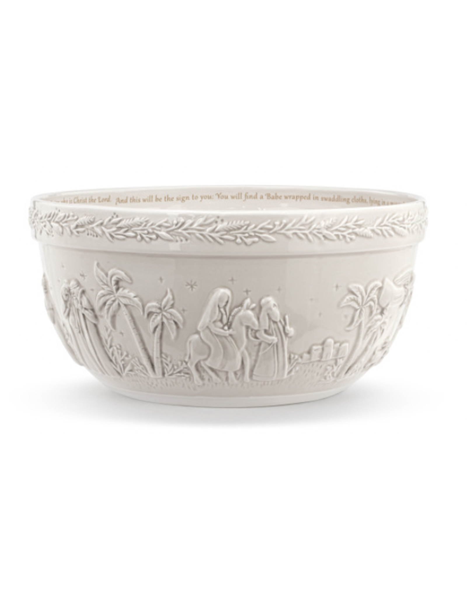 Christmas Journey Nativity Serving Bowl "In a Manger"