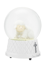 Tender Blessings Jesus Loves Me Musical Water Globe (Lamb)