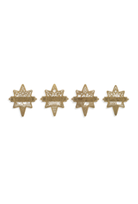 Christmas Journey Star of Bethlehem Napkin Rings (Set of 4)