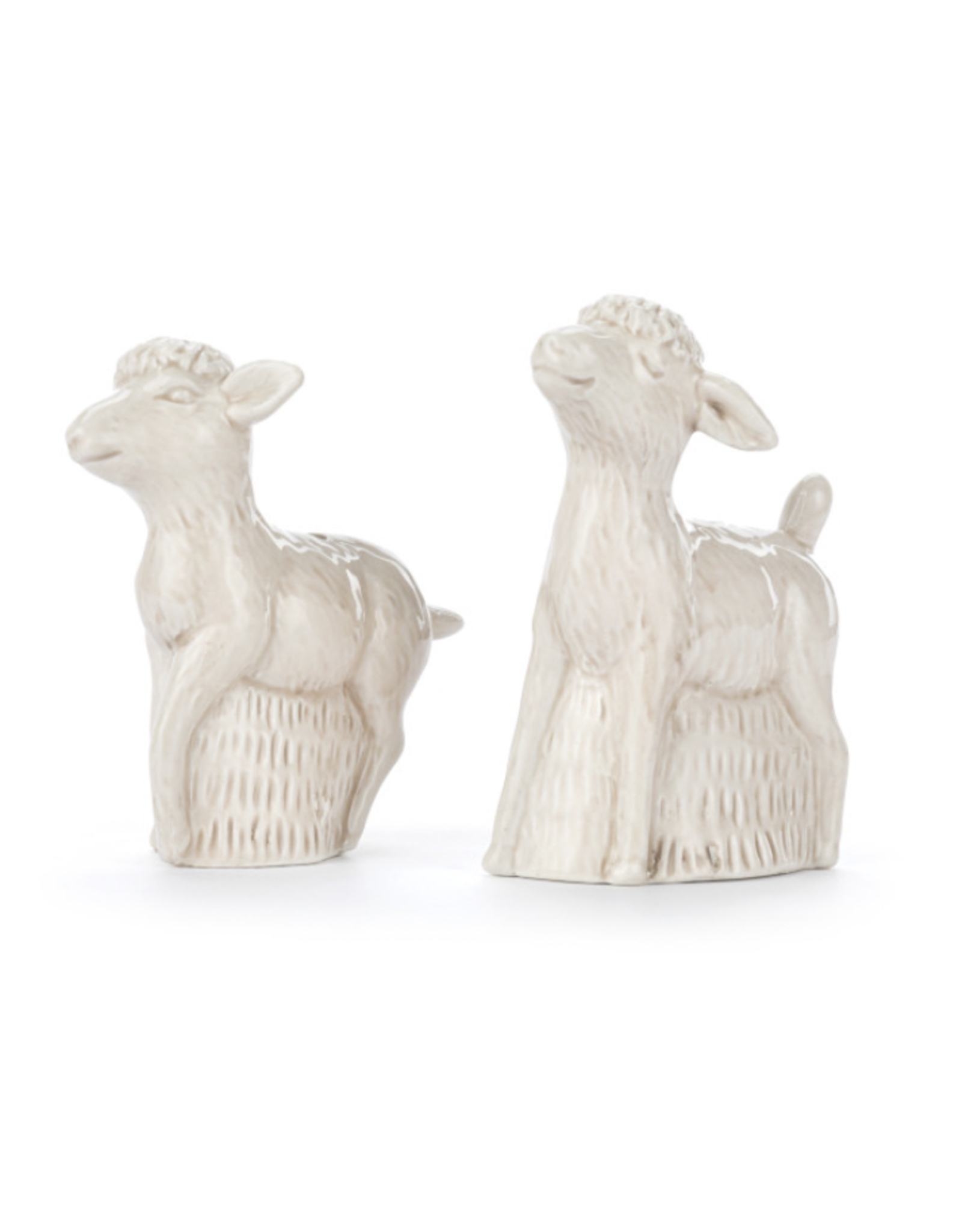 Christmas Journey Salt and Pepper Shakers - Nativity Lambs (Set of 2)