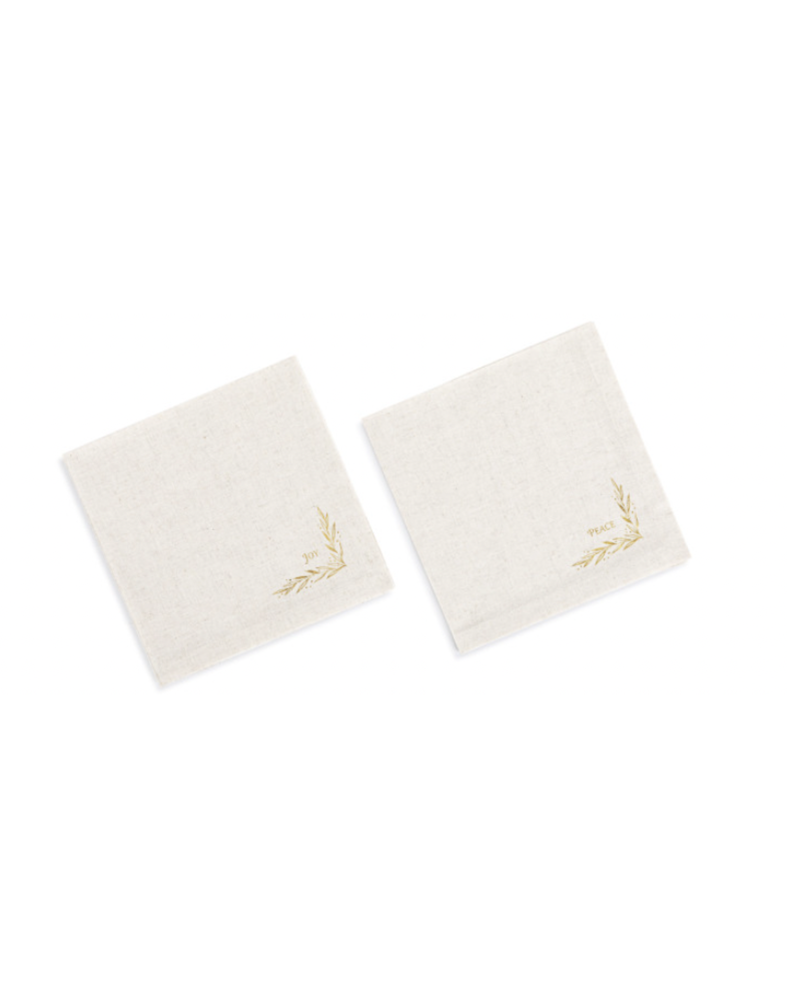 Christmas Journey Peace & Joy Linen Napkins (Set of 2)