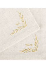 Christmas Journey Peace & Joy Linen Napkins (Set of 2)