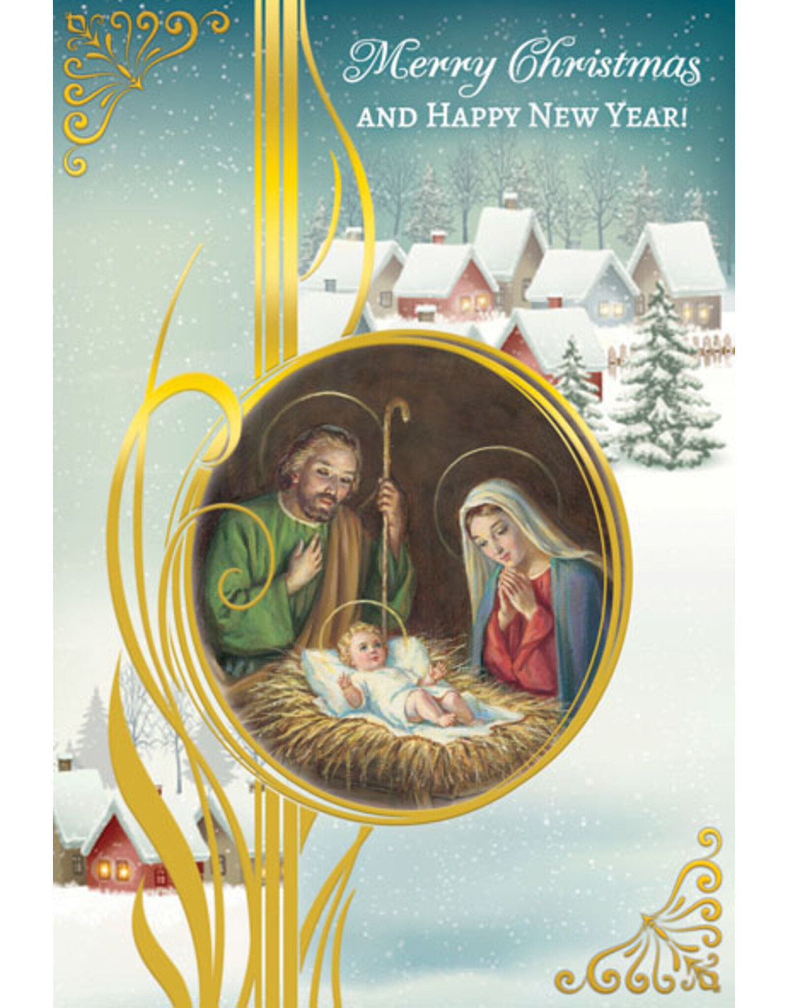 Greetings of Faith Boxed Christmas Cards - Merry Christmas & Happy New Year (15)