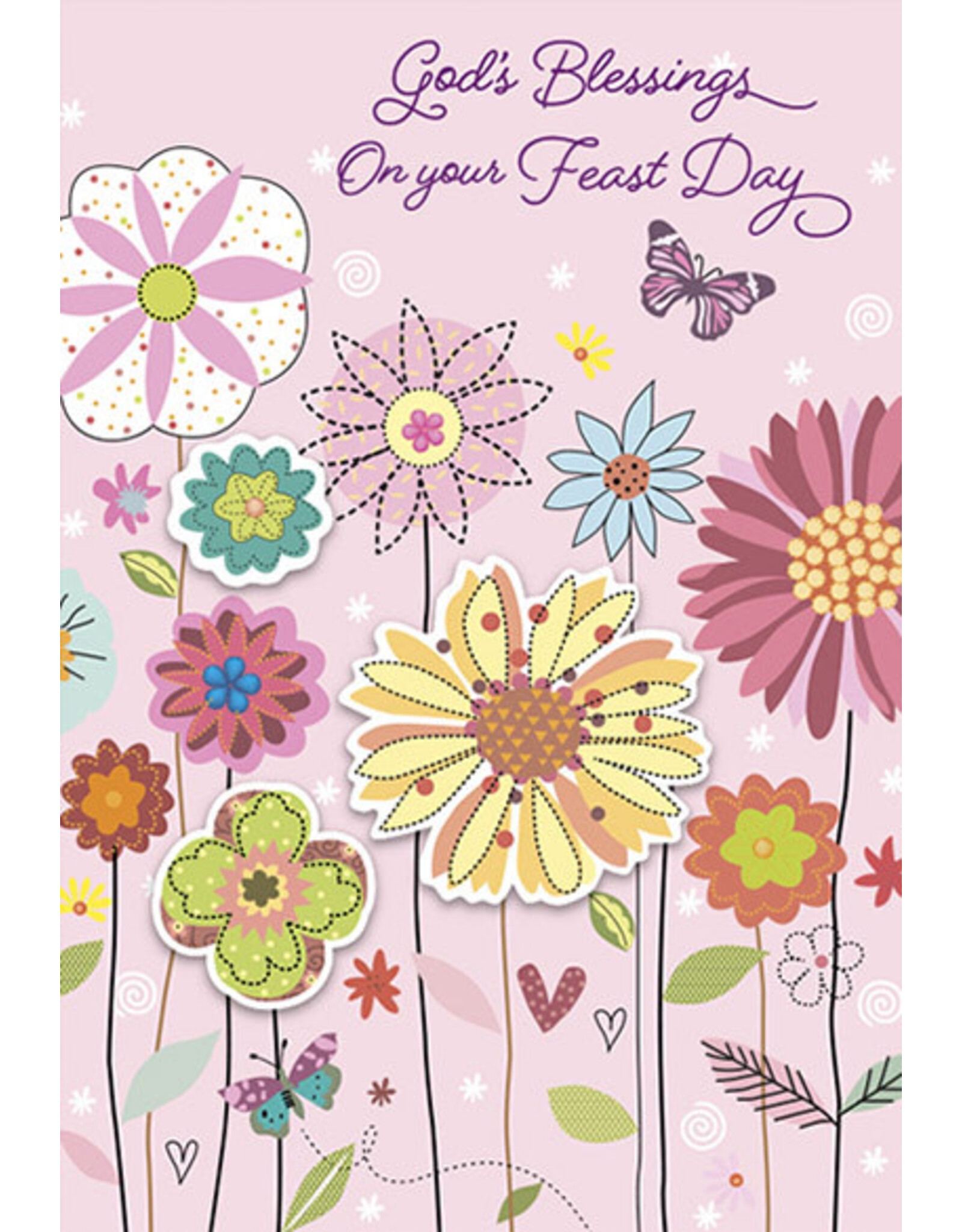 Greetings of Faith Card - Feast Day