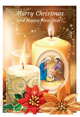 Greetings of Faith Christmas Card - Candles