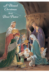 Greetings of Faith Christmas Card for Pastor