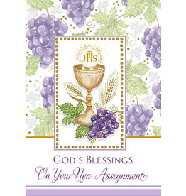Greetings of Faith Card - New Assignment