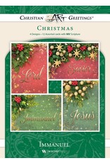 Hermitage Art Boxed Christmas Cards - Immanuel, NIV (12)