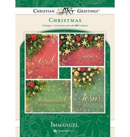 Hermitage Art Boxed Christmas Cards - Immanuel, NIV (12)