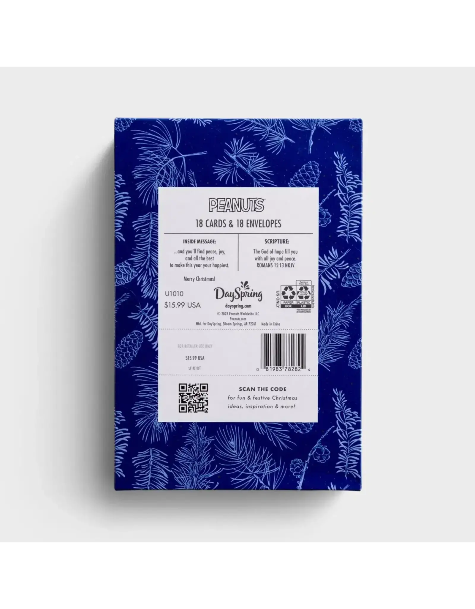 Peanuts Boxed Christmas Cards - Peanuts - May Your Christmas Shine So Bright (18)