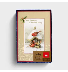Dayspring Boxed Christmas Cards - Let Heaven and Nature Sing, Cardinal (18)