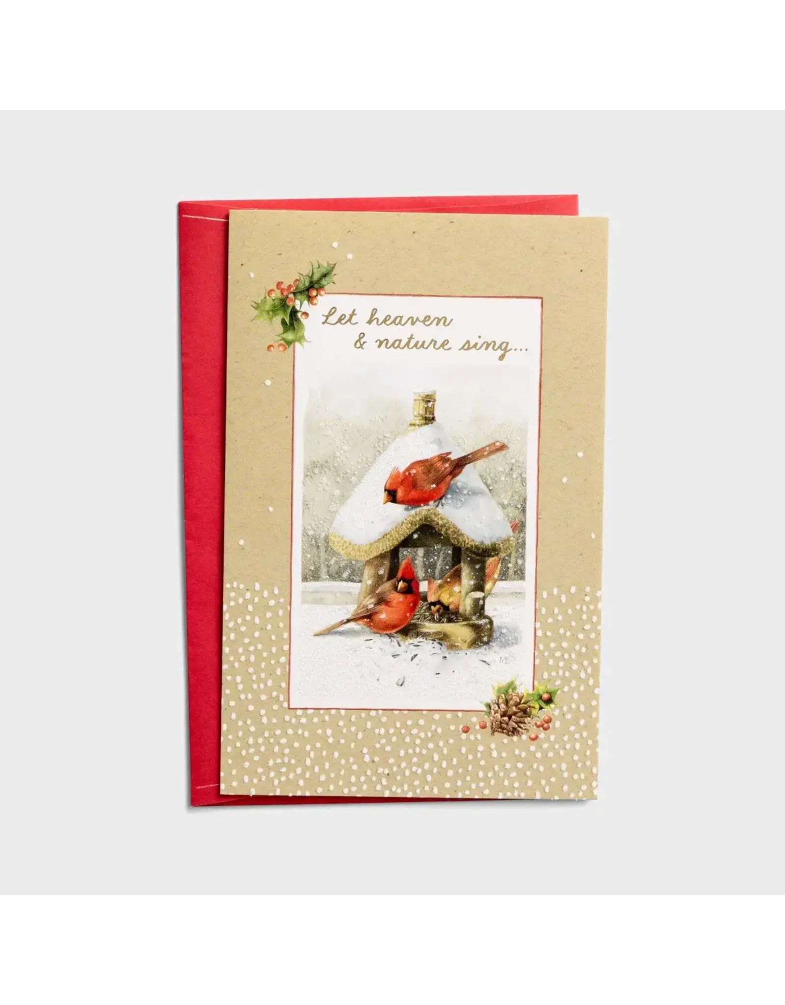 Dayspring Boxed Christmas Cards - Let Heaven and Nature Sing, Cardinal (18)