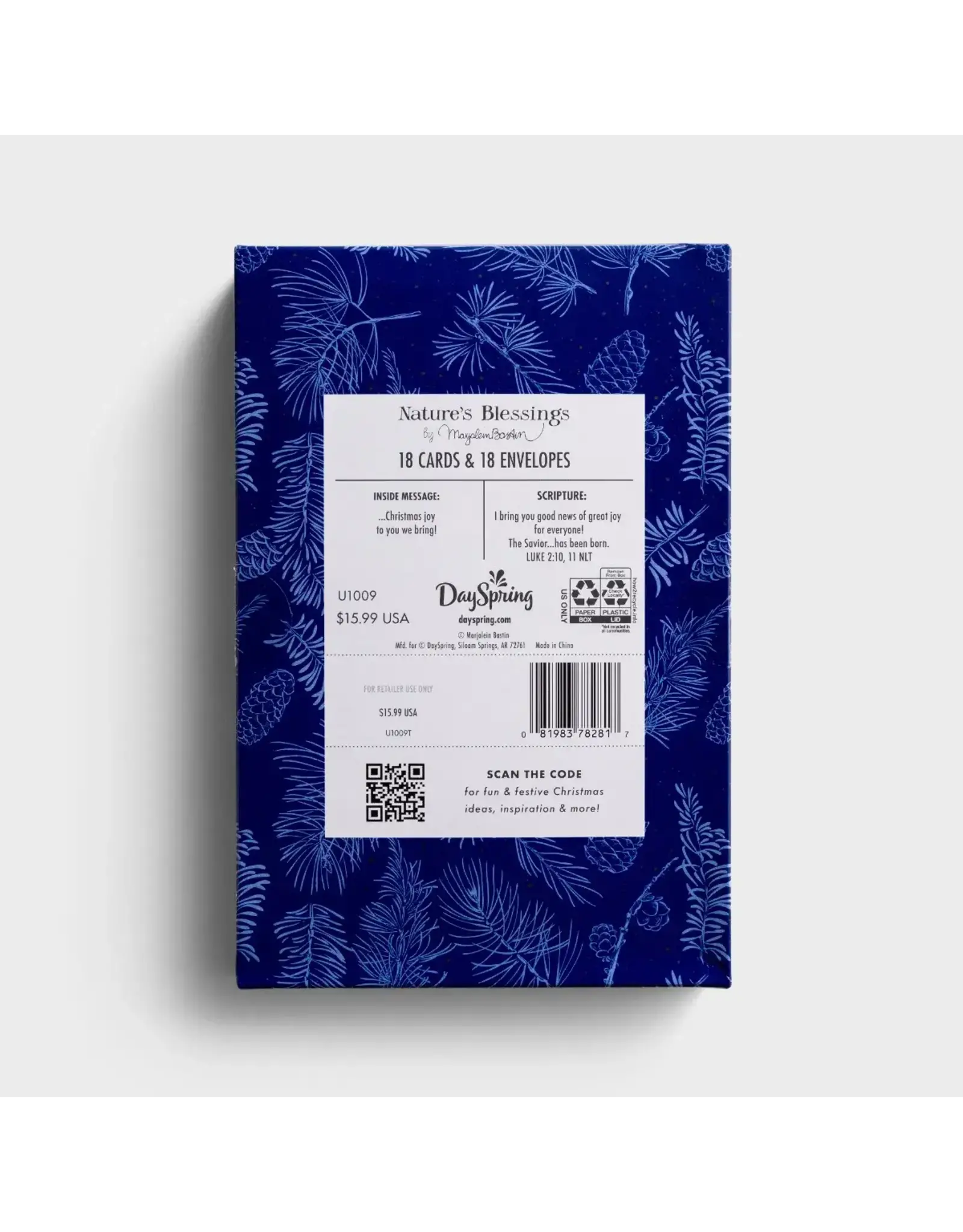 Dayspring Boxed Christmas Cards - Let Heaven and Nature Sing, Cardinal (18)