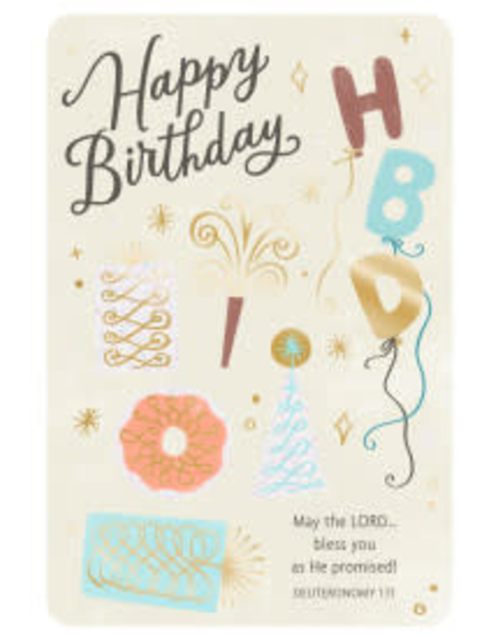 Dayspring Birthday Card - May The Lord Bless You