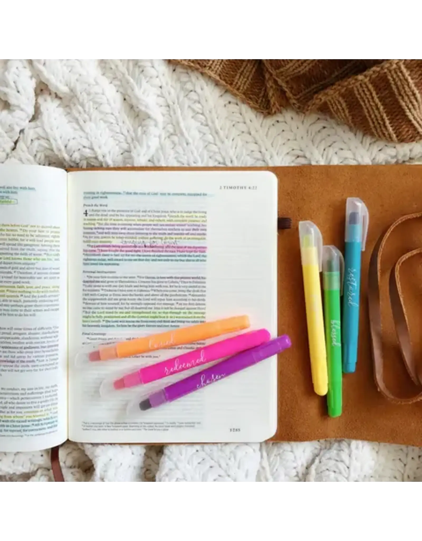 The Daily Grace Co. Bible Highlighter Set of 6, Scented