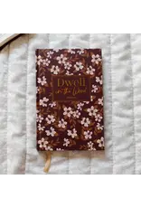 The Daily Grace Co. Dwell in the Word Journal - Burgundy Blooms