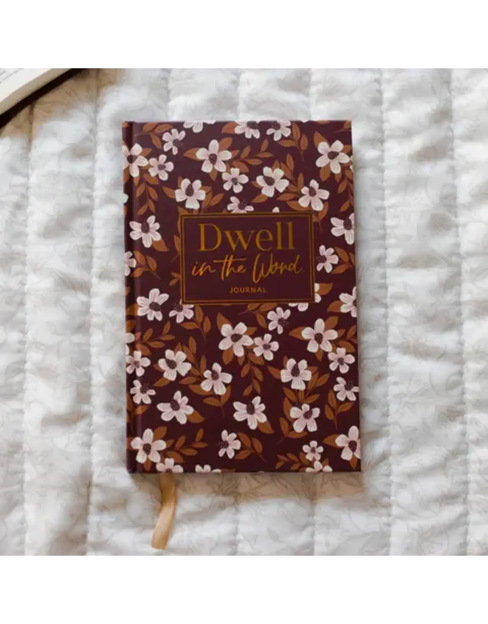 The Daily Grace Co. Dwell in the Word Journal - Burgundy Blooms