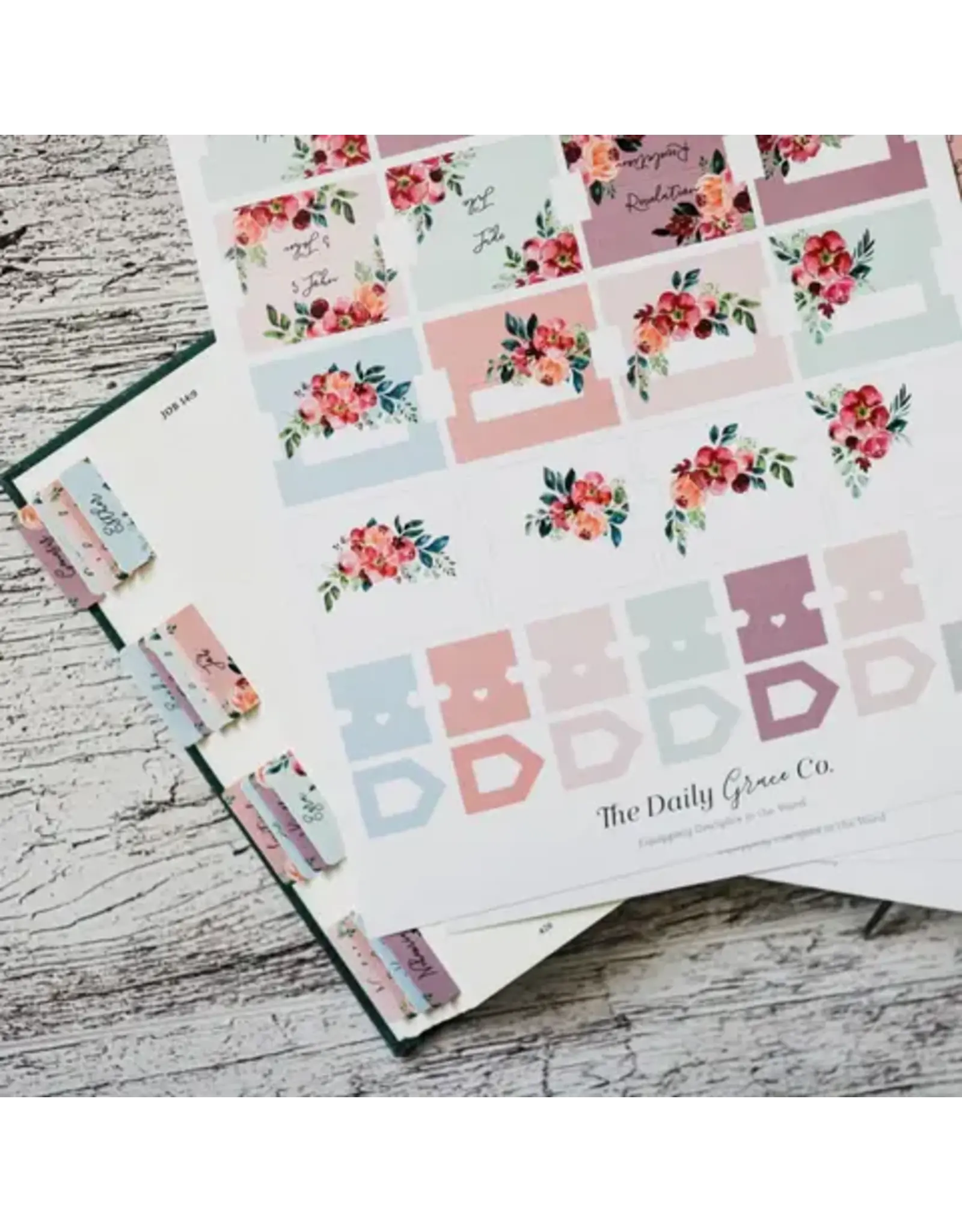 The Daily Grace Co. Bible Tabs - Floral