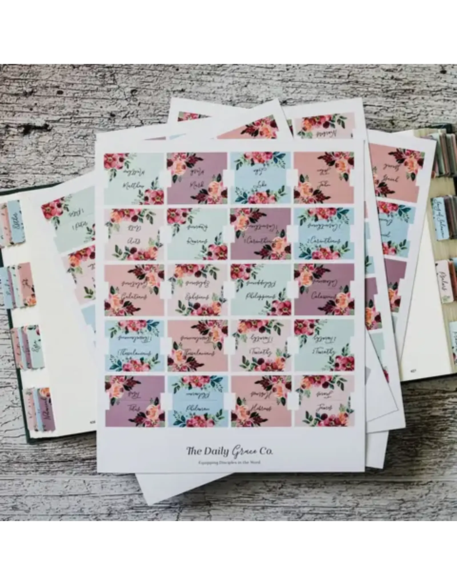 The Daily Grace Co. Bible Tabs - Floral