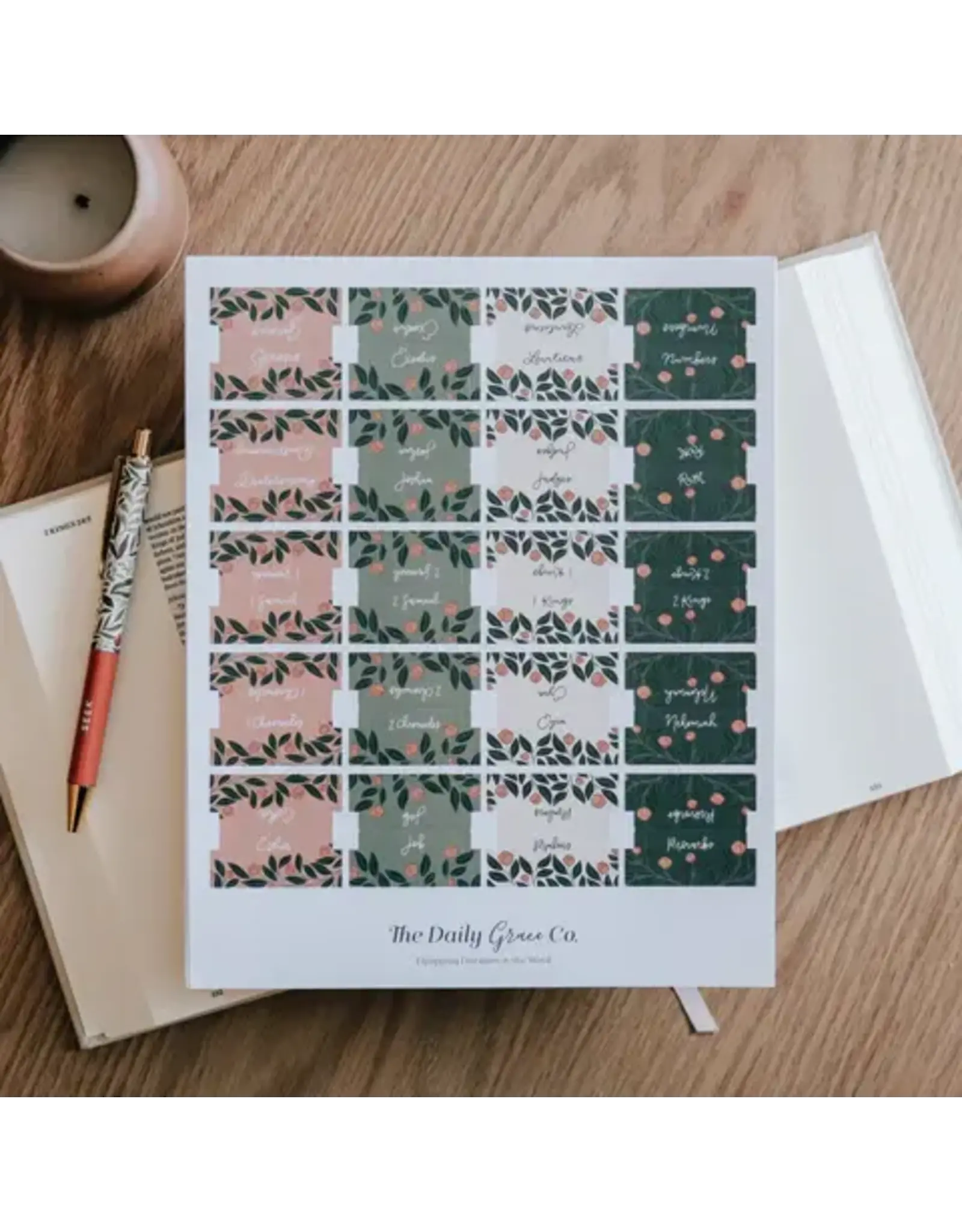 The Daily Grace Co. Bible Tabs - Garden Floral