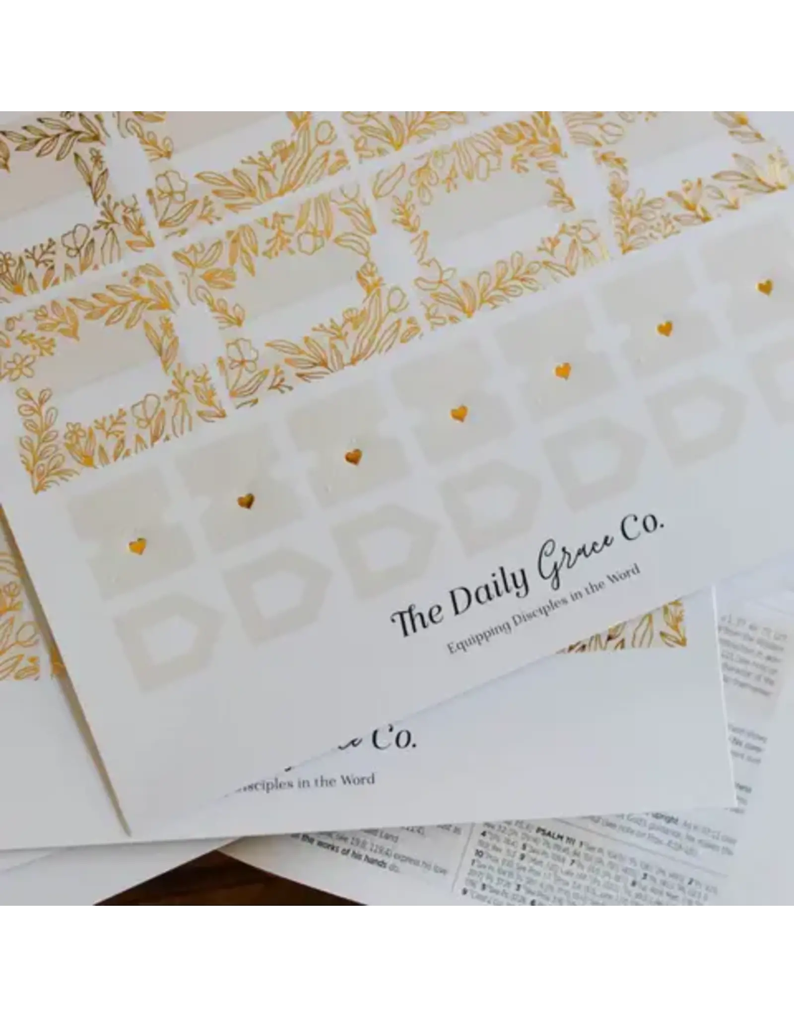 The Daily Grace Co. Bible Tabs - Gold Foil (Cream)