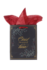 Christian Art Gifts Christmas Gift Bag - Christ is Born (Medium)