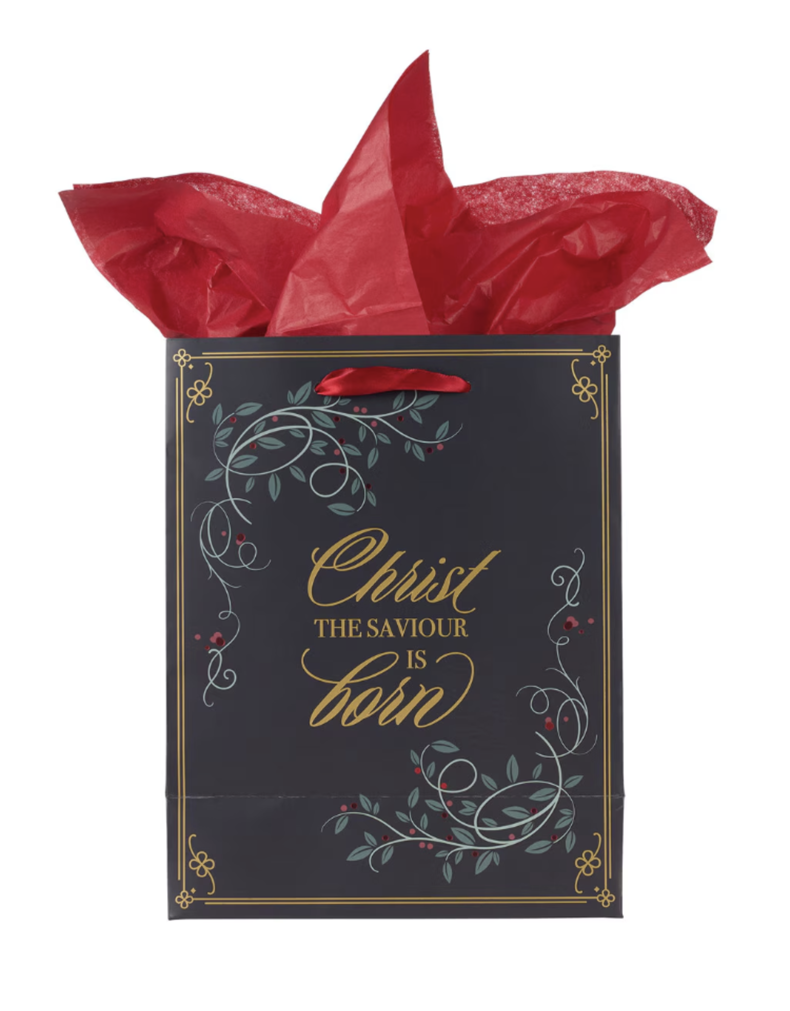 Christian Art Gifts Christmas Gift Bag - Christ is Born (Medium)