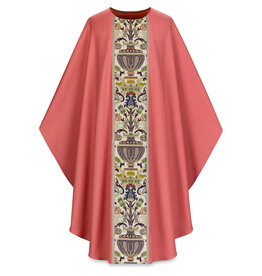 Slabbinck Chasuble -Dupion Fabric with Regina Orphrey