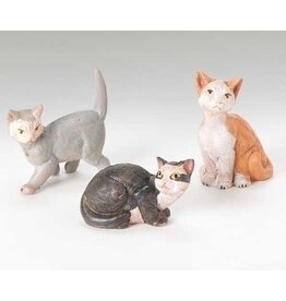 Fontanini Fontanini - Cats, 3pc (5" Scale)