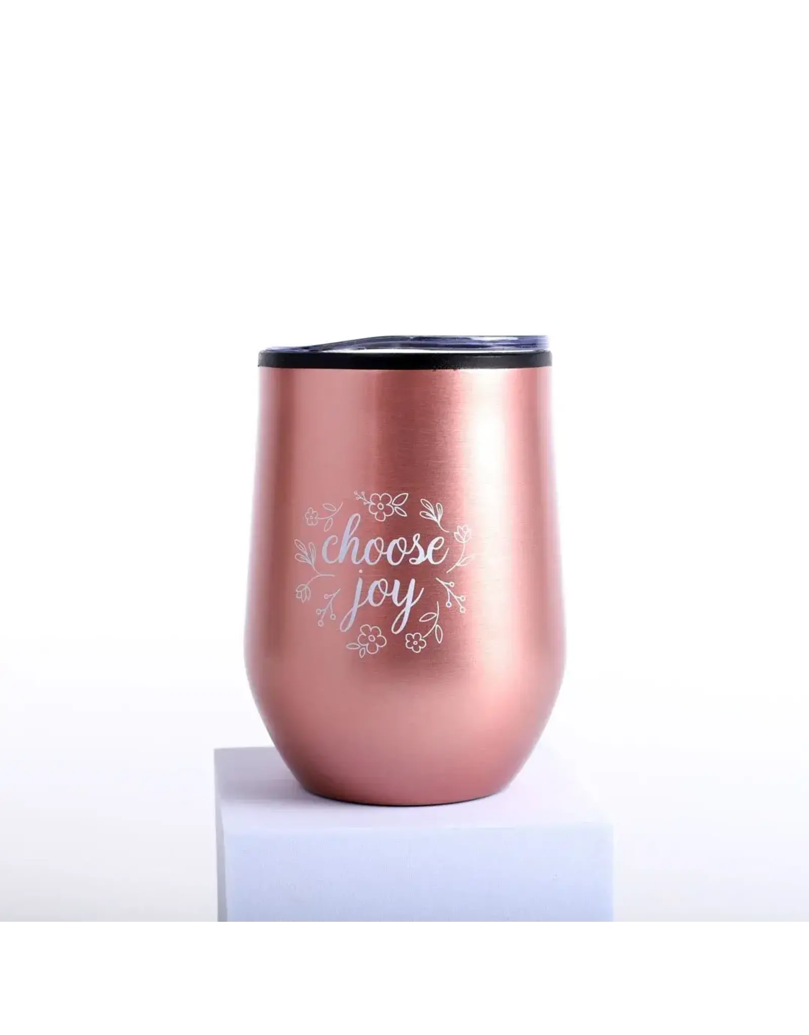 Swanson Tumbler - Choose Joy, Rose Gold