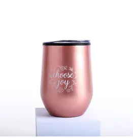 Swanson Tumbler - Choose Joy, Rose Gold