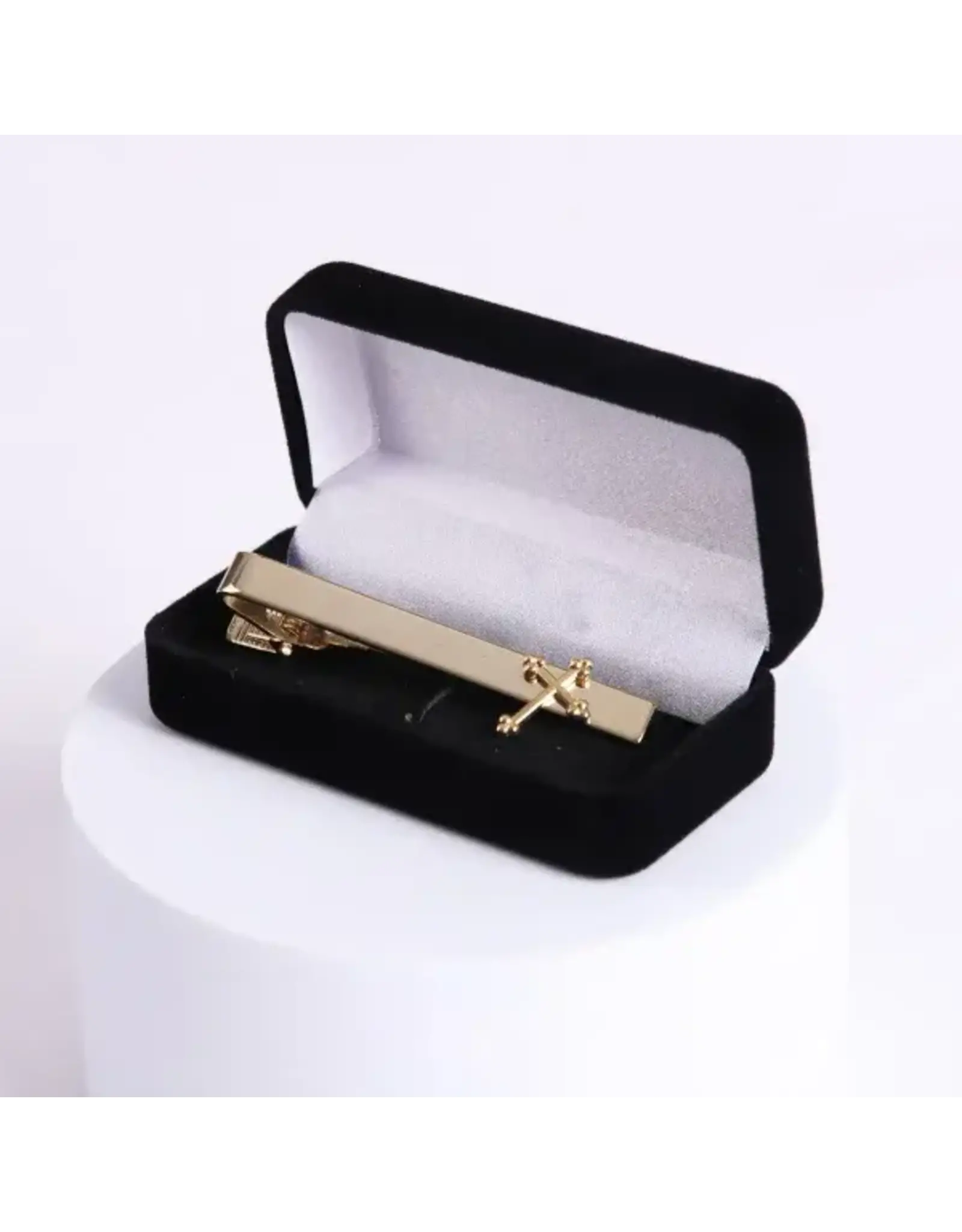 Swanson Tie Bar - Gold Cross