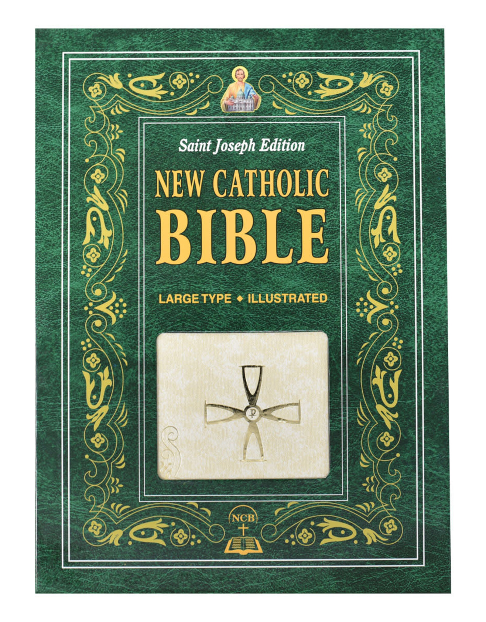 Catholic Book Publishing NCB (New Catholic Bible), Large Type - White