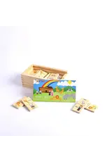 Swanson Noah's Ark Wood Dominoes